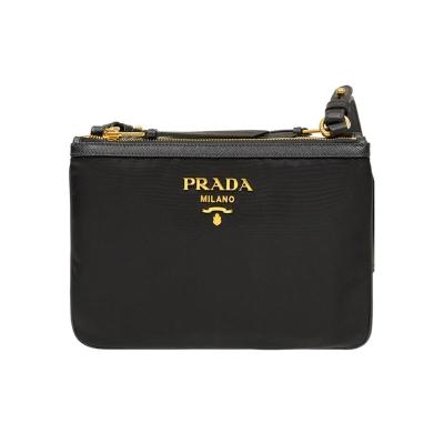普拉达(PRADA)女士尼龙徽标单肩包小巧便携时尚百搭配饰潮流休闲