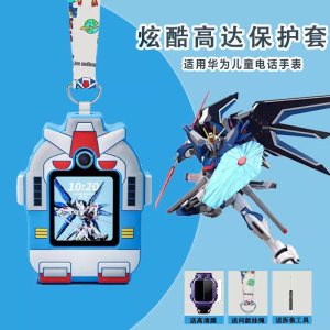适用华为儿童电话手表表带5xpro/5pro猫咪相机3/4pro卡通3139a