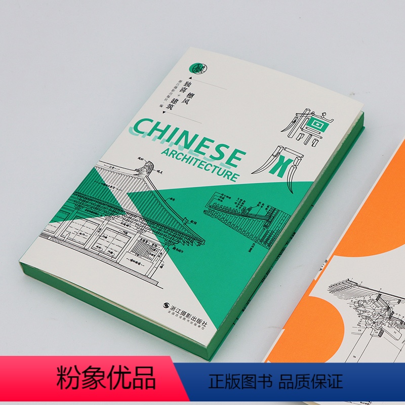 [正版]檩风 独喜建筑 中国传统文化建筑笔记本建筑图稿手账 独喜文创 营造法式梁思成古建手稿图手帐本 A5荧光色古风中