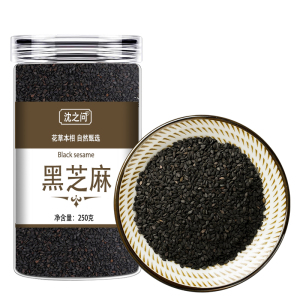 甄选正品黑芝麻新货纯黑芝麻干净颗粒饱满无沙无染色9260