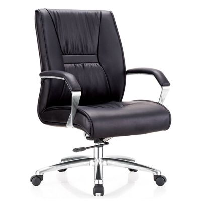 圣斯顿S-CH010B现代简约办公椅经理主管椅西皮640*740*1055mm(张)黑色