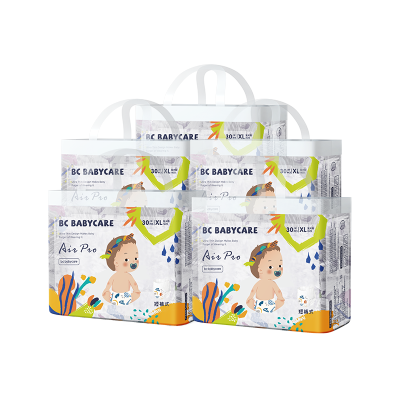 babycare拉拉裤夏季日用airpro透气超薄尿不湿非纸尿裤XL30片*5包