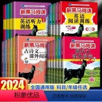 古诗文课外阅读 小学一年级 [正版]新黑马阅读二年级一年级三四五六年级全套语文现代文古诗文英语阅读听力训练张煦教你阅读语