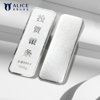 Alice珠宝 足银999.9投资银条 1000g