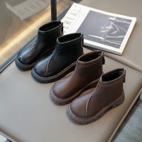 童鞋年秋季新款儿童短靴软底女童靴子韩版大头皮靴公主单靴