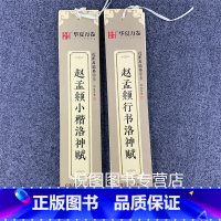 赵孟頫(行书+小楷)洛神赋 [正版]华夏万卷毛笔近距离临摹字卡墨迹字帖灵飞经临帖卡赵孟頫行书洛神赋小楷道德经欧阳询楷书九