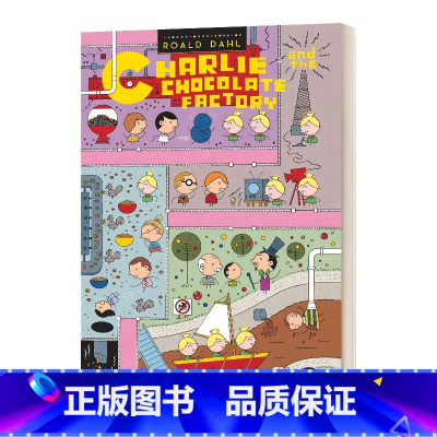 查理和巧克力工厂 企鹅经典豪华毛边版 [正版]查理和巧克力工厂英文原版小说Charlie and the Chocola