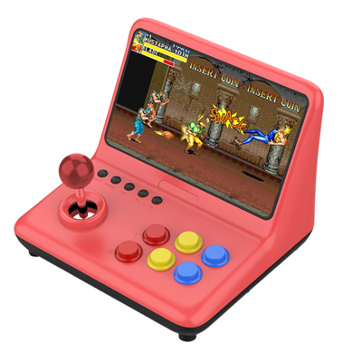 9英寸大屏游戏机双人迷你街机家用gba掌上psp3000手柄游戏机便携式掌机掌上怀旧迷你FC便携式带两个手柄