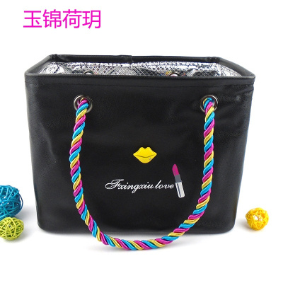 时尚大容量防水洗漱包浴兜浴筐带漏网户外旅行收纳包洗澡包洗澡篮