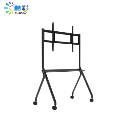酷彩CoolColor可移动支架电视机挂架推车一体式底座显示器支架臂会议平板65-86英寸万向轮显示屏架子移动推车