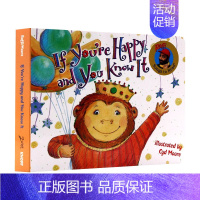 [正版]拍手歌英文原版绘本 If You're Happy and You Know It低幼宝宝0-6岁亲子互动玩具书