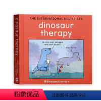 [正版]恐龙心理治疗 Dinosaur Therapy 英文原版绘本 精装 全彩漫画 解决心理健康问题 儿童趣味益智
