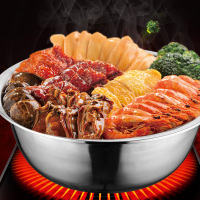 瓦图 不锈钢盆 洗菜盆 面盆 50CM 1个装