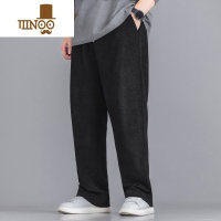 YANXU大码宽松直筒裤男新款加肥加大男裤胖子美式休闲运动卫裤潮