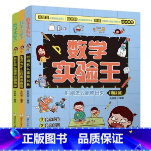 数学实验王(3册) [正版]数学大世界+数学家的故事 彩插珍藏版全套2册 三年级四五年级小学生数学书 感受数学家的魅力