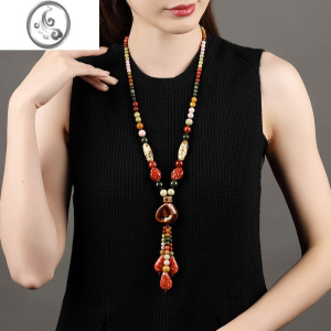 JiMi毛衣链女长款百搭挂件吊坠秋冬时尚项链2023年新款装饰品挂饰配饰 链周长70cm