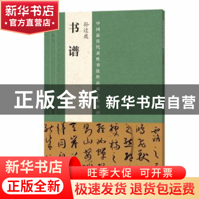 正版 中国最具代表性书法作品放大本系列:孙过庭书谱 张海主编 河