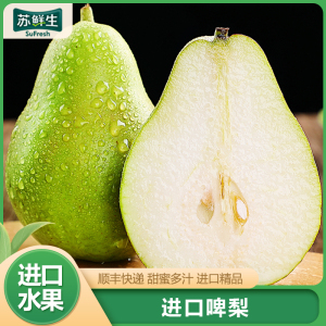 顺丰快递[苏鲜生]进口啤梨 净重5斤 新鲜水果 松脆多汁