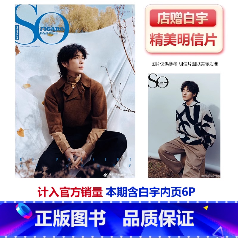[正版]sofigaro 精品购物指南 11月 白宇封面 店 计入销量 sofigaro