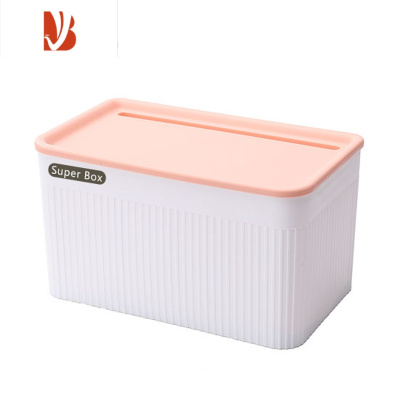 三维工匠卫生间纸巾盒免打孔壁挂卷纸盒家用厕所卫生纸置物架厕纸盒抽纸盒 大号粉色