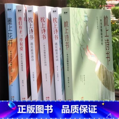 [正版]枕上诗书系列全套6册一本书读懂古诗词+美诗经+一本书读懂风雅古诗词+ 美唐诗+ 美宋词诗经 中国诗词大会选诗词