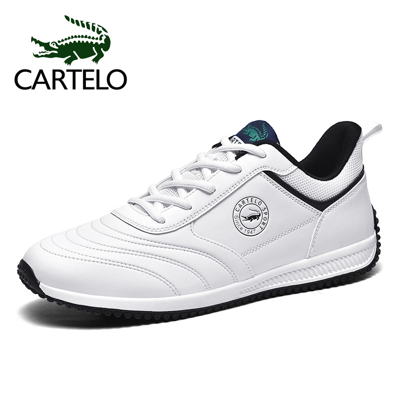 卡帝乐鳄鱼休闲鞋轻便男鞋户外运动鞋2021春季新款男休闲鞋轻便跑鞋
