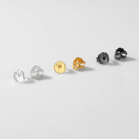 925纯银耳堵百搭简约耳扣耳帽耳塞耳钉耳环配件简约男女潮送女朋友老婆情人节七夕生日礼物