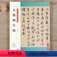 [正版] 历代名家尺牍精粹 文徵明尺牍 毛笔楷书碑帖书法练字帖 简体旁注 附历代集评 杨勇编著 河南美术出版社