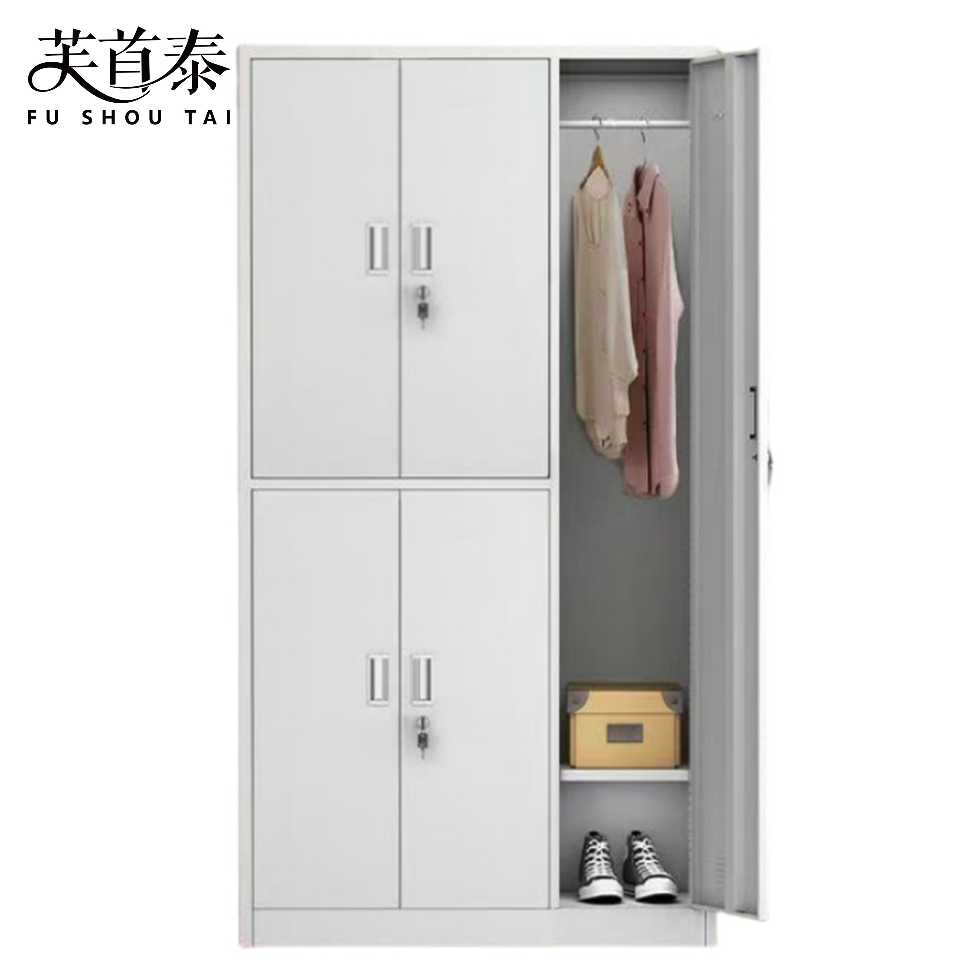芙首泰钢制衣柜五门970*420*1800mm台