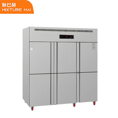 脉巴赫 风冷六门冰箱商用厨房大容量冰柜食堂餐饮酒店后厨冷藏保鲜柜MBH-FLLMLC1420