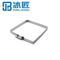 冰匠 304不锈钢桥架卡箍 方形喉箍 个