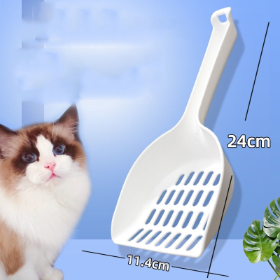 大号猫砂铲子长柄猫屎便铲厕所猫砂盆用猫沙铲大孔豆腐猫砂专用铲猫砂铲*2