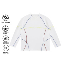 男装春秋新款户外青年运动长袖速干圆领套头休闲百搭青年男士T恤