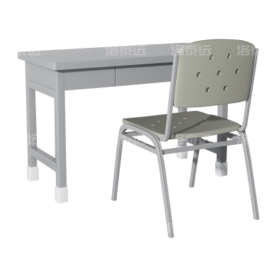 洛泰远 LTY3110755制式营具办公桌营房钢制学习桌 制式三抽桌椅组合(一桌一椅)1200*600*780