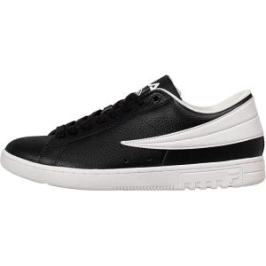 斐乐(FILA)斐乐男士休闲运动板鞋轻便百搭春季新款潮流帆布鞋 Black_White 43