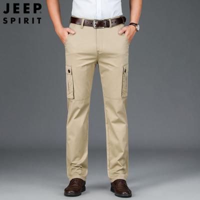 JEEP SPIRIT吉普男士多袋长裤2025新款春秋男长裤子