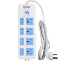 赛时工控(SHSSGK) SKSC8-10030D 四位5孔 四位2孔 移动式排插 (单位:个) 蓝白