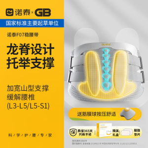 诺泰护腰带腰间盘劳损腰椎突出腰肌医用久坐神器家用办公F07[L码]