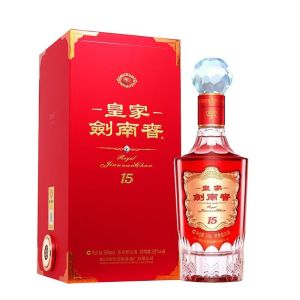 [剑南春] 皇家剑南春15 浓香型白酒 52度 500mL*1瓶 单瓶装