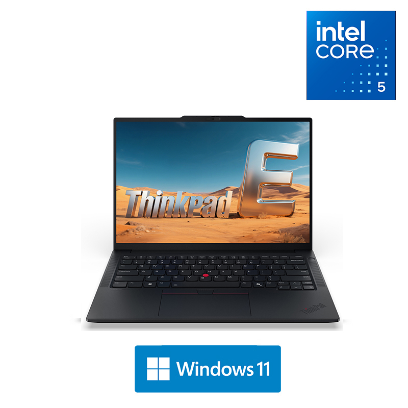 联想ThinkPad E14 04CD 超能版 14英寸 2.8K IPS经典商务笔记本电脑(Core 5-220H 32G 1T 集显 W11 黑色)官方标配
