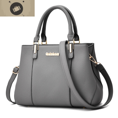 中年妈妈包包2020新款老年女士百搭大容量大气简约单肩斜挎手提包艾狄伊娃手提包