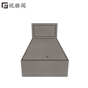 悦雅阁 定制单人床(带床箱) 1000*2000*400mm 张