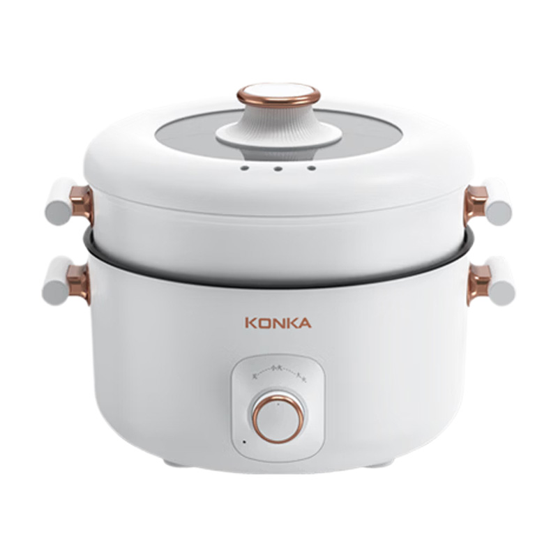 康佳电火锅5L大容量分区温控一体式KDZG-5077-W
