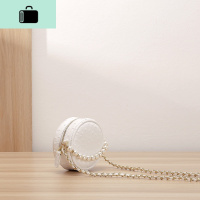 珍珠手提小圆包包女斜挎包ins小巧百搭链条包2020新款口红包NEW LAKE