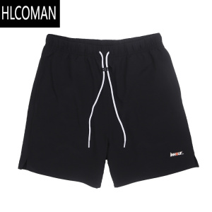 HLCOMANINNOUT塑胶标志短裤男美式训练篮球健身运动宽松四分裤子薄款速干