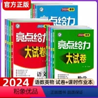 语数英物 江苏专用 八年级下 [正版]2024春亮点给力大试卷江苏版八年级上下册语文数学英语物理8年级苏教同步练习册