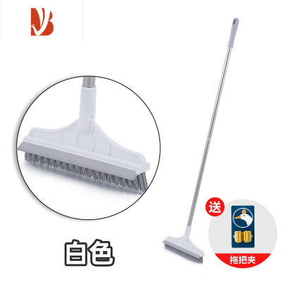 三维工匠缝隙地板刷卫生间厕所瓷砖硬毛器刮水一体清洁地缝刷家用刷子