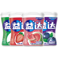 益达(Extra) 薄荷+草莓+西瓜+蓝莓4口味组合 口香糖木糖醇多瓶组合装大瓶随身薄荷味零食糖果