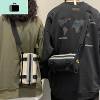 男士斜挎包ins潮牌百搭小包街头潮流休闲小挎包女学生个性单肩包NEW LAKE