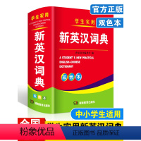 [正版]双色本2024年全新版小学生到初中生到高中适用实用新英汉词典汉译英双解互译多全功能英语字典英文单词大全书词汇解